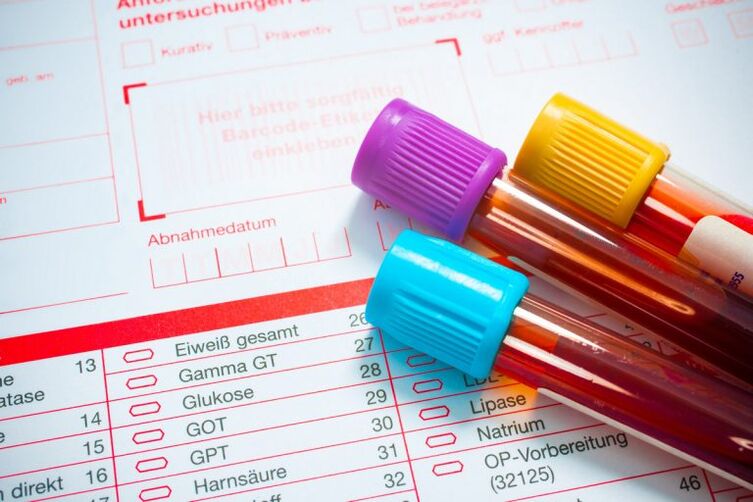 Blut für die Suche nach Parasiten