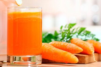 Karottensaft gegen kleine Würmer